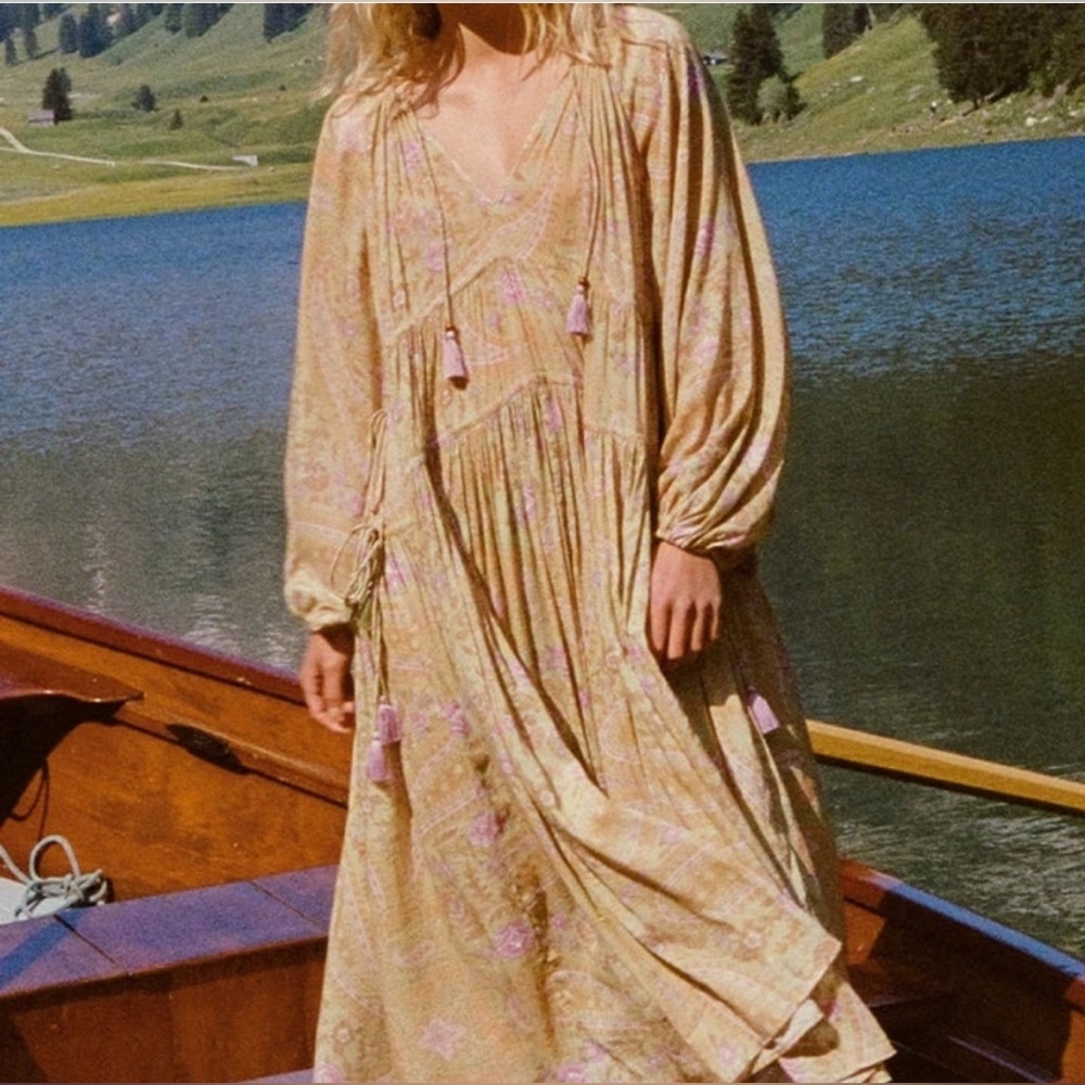 ISO Spell and the Gypsy Belladonna Gown Dusty Olive